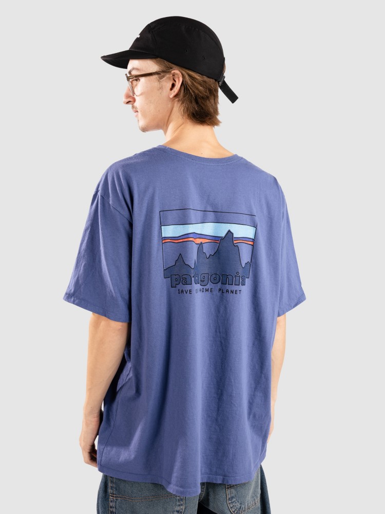 

Футболка Patagonia 73 Skyline Organic T-Shirt, current blue, Синий, Футболка Patagonia 73 Skyline Organic T-Shirt, current blue