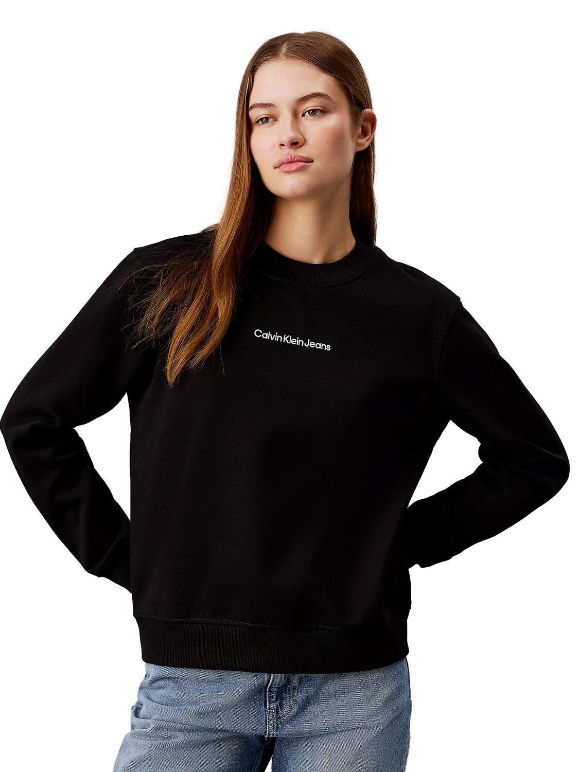 

Толстовка felpa in pile Calvin Klein, черный