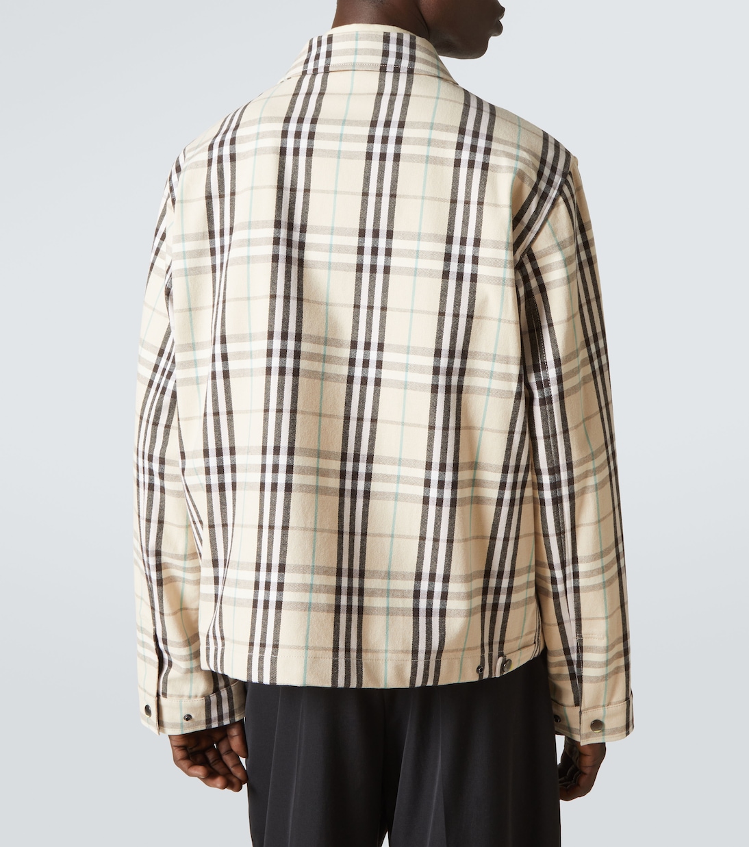Куртка Burberry Хлопковая в клетку Husk Ip Check — фото 4