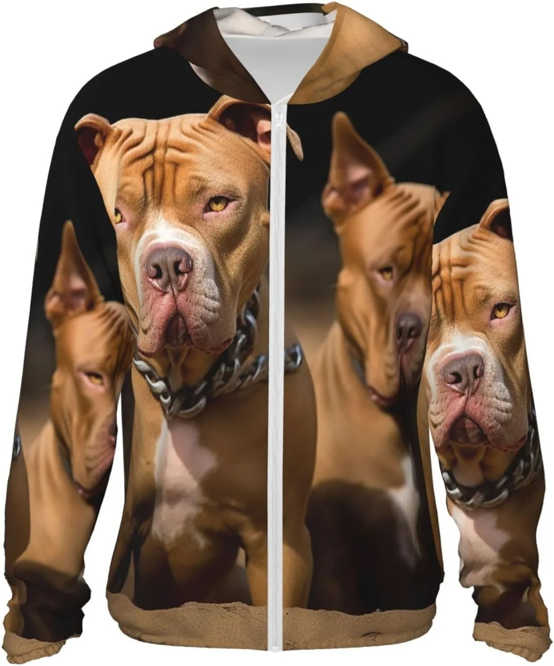 

Мужская толстовка с капюшоном UPF 50+ для защиты от солнца, на молнии, с длинным рукавом и карманом FHEBNDS