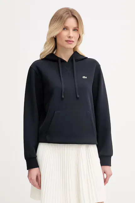 Худи Lacoste Синее с логотипом
