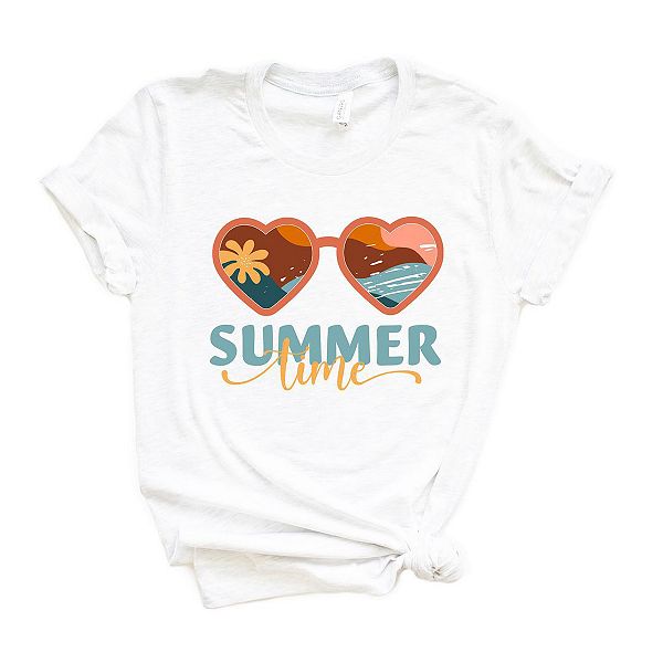 

Футболка с принтом Boho summer time sunglasses Simply Sage Market, White, Белый, Футболка с принтом Boho summer time sunglasses Simply Sage Market, White