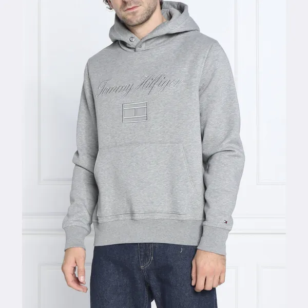 

Толстовка стандартного кроя смешанного кроя Tommy Hilfiger, серый