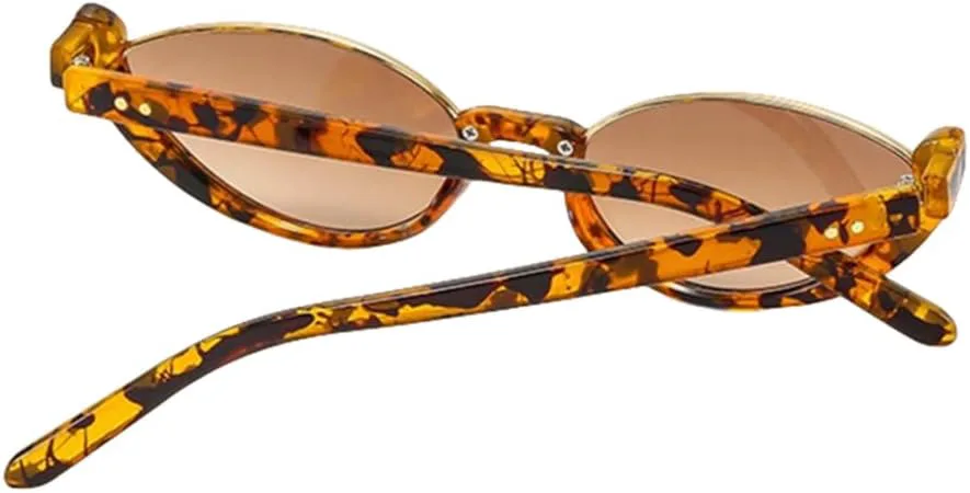 

Солнцезащитные очки «кошачий глаз» для женщин, полуободковые, модные винтажные, мужские солнцезащитные очки, роскошные солнцезащитные очки UV400 generic, Leopard