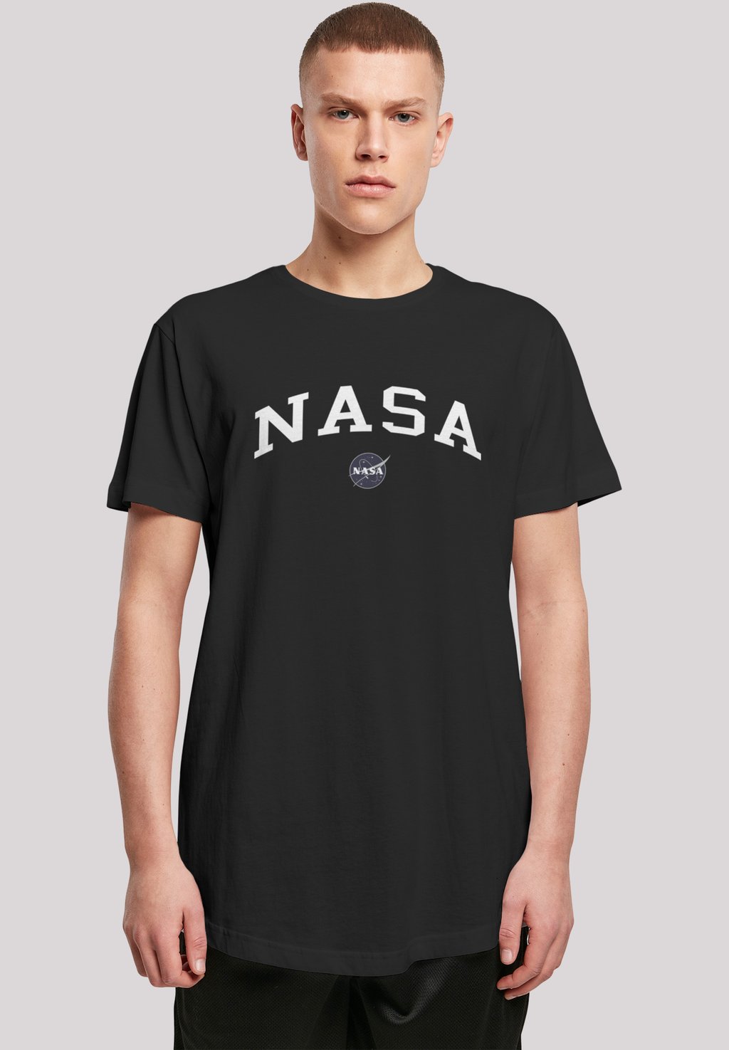 

Футболка с принтом NASA COLLEGIATE LOGO F4NT4STIC, черный