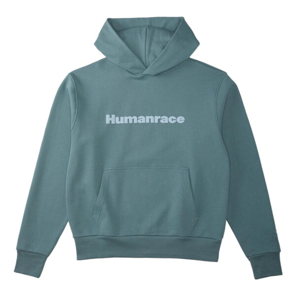 

Толстовка x pharrell humanrace logo hoodie 'blue grey' Adidas, мультиколор