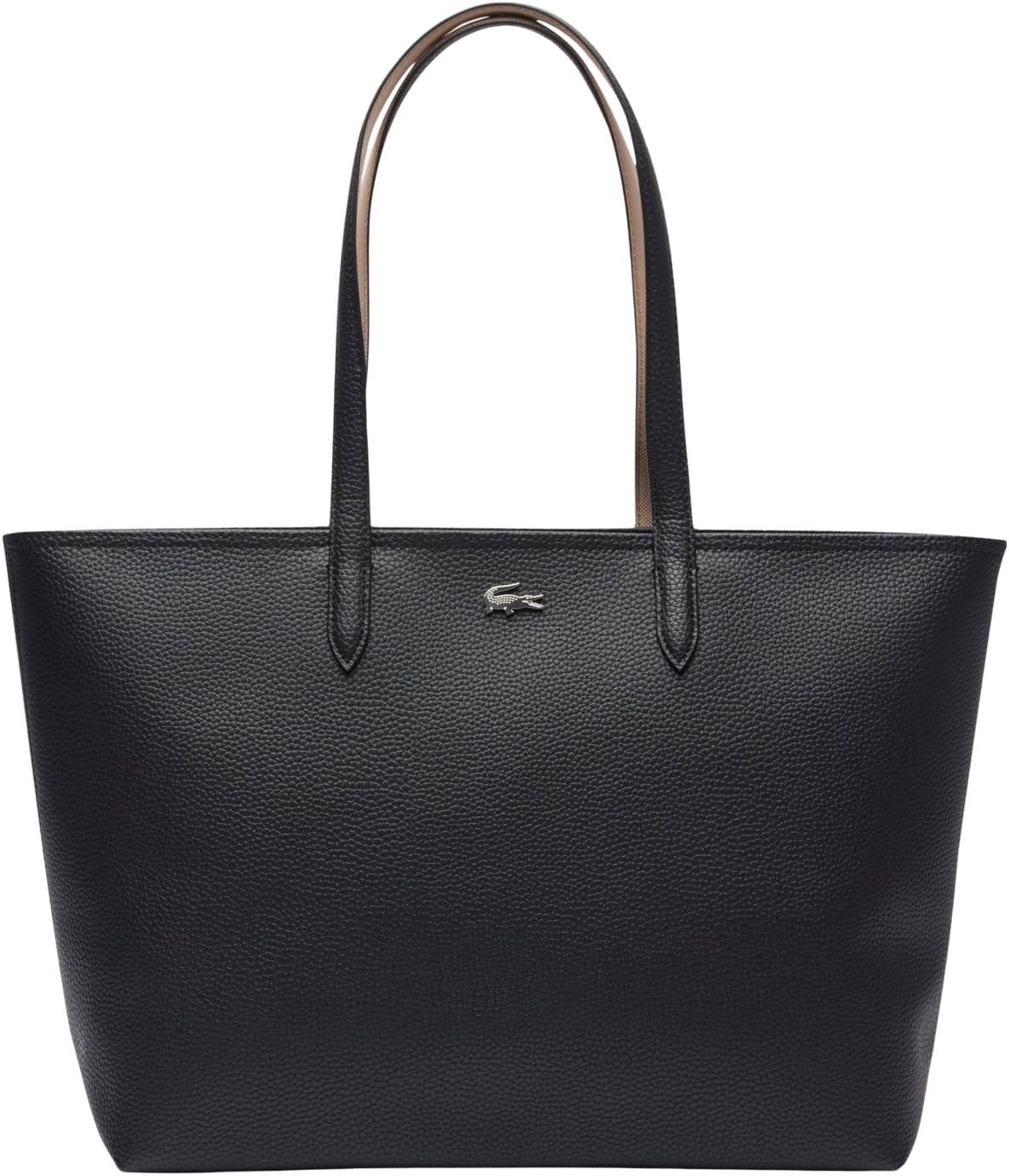 

Lacoste женская сумка-тоут Anna на молнии, Noir Krema, One Size