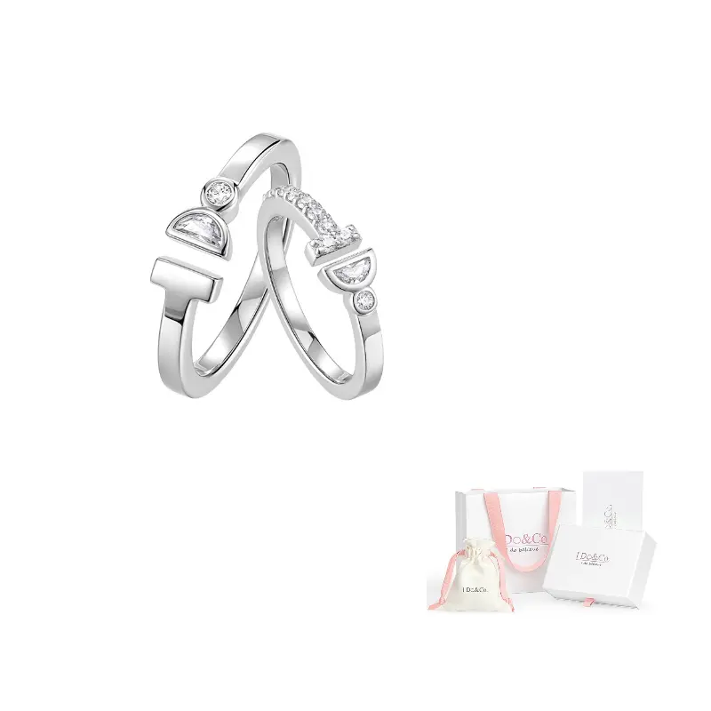 

I Do&Co. Кольцо из стерлингового серебра 925 пробы Unisex