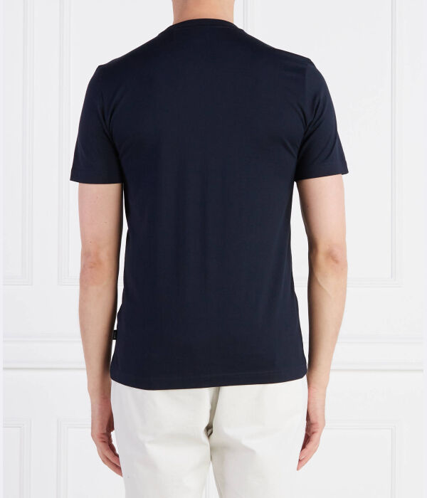 Футболка теслер 187 Slim fit Boss, черный — фото 4