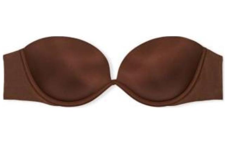 

Бюстгальтер без бретелей Victoria's Secret для женщин тёмно-коричневый