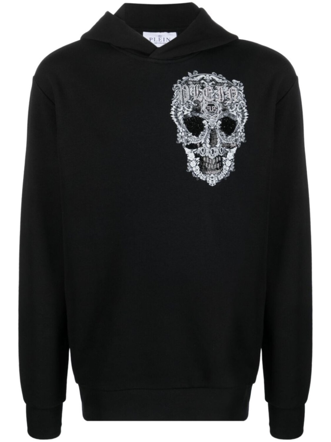 

Philipp Plein худи с декором Baroque Skull, черный