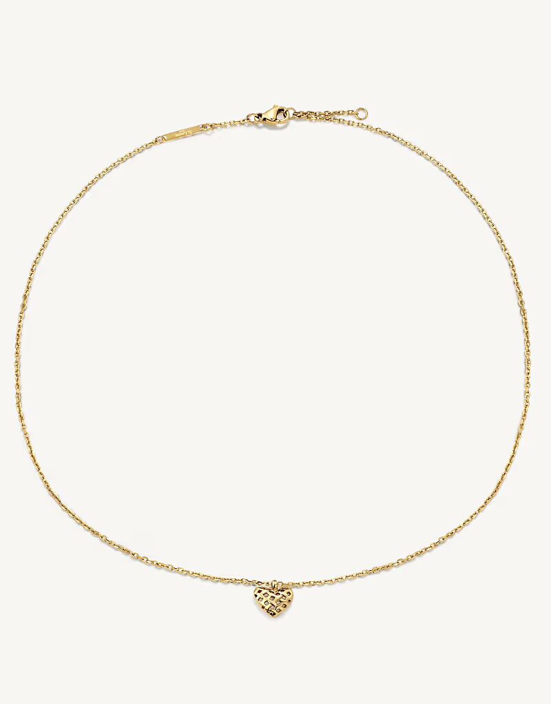 

Подвеска в виде плетеного сердца из золота D. Louise