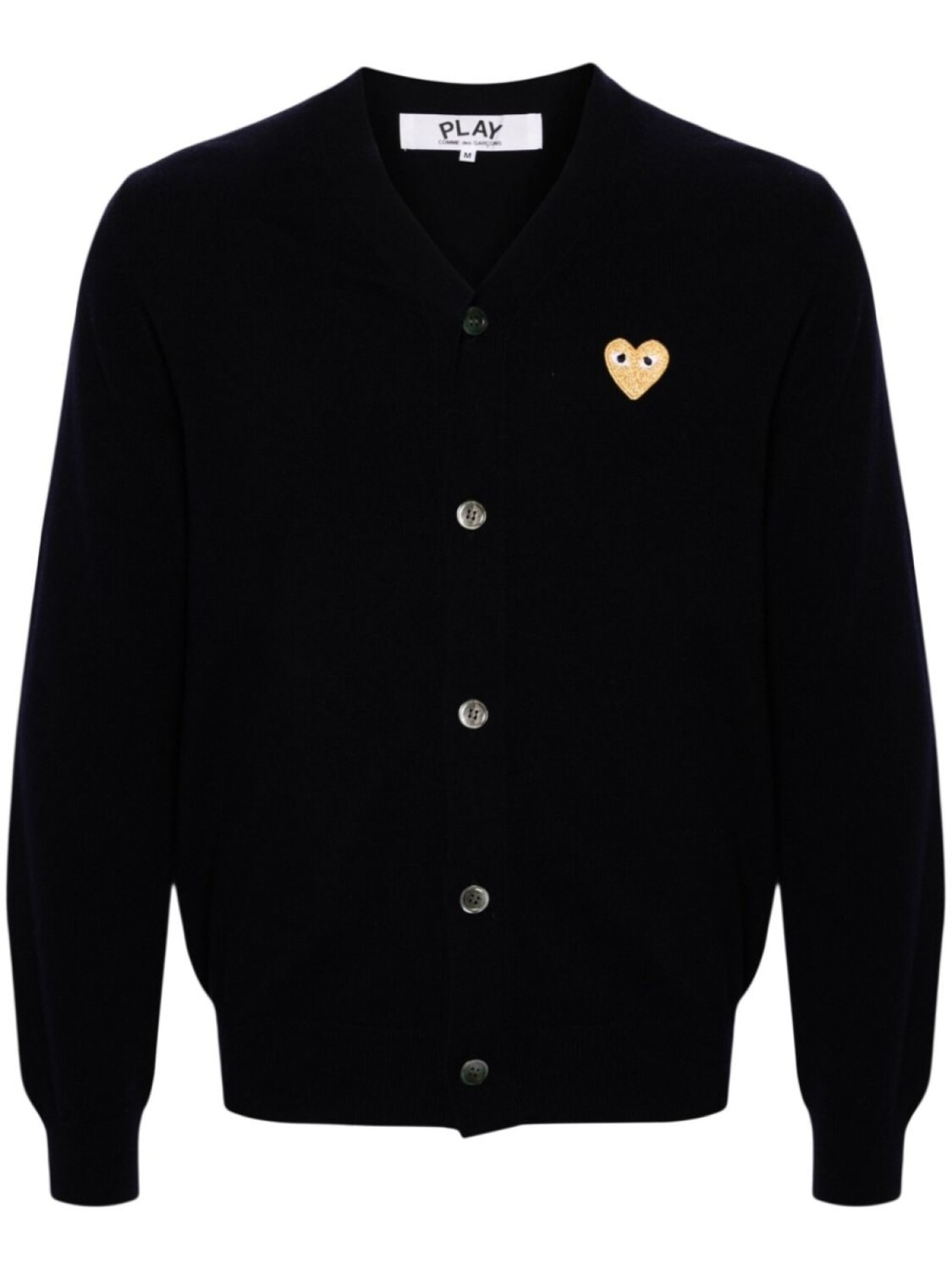 

Comme Des Garçons Play шерстяной кардиган с V-образным вырезом, синий