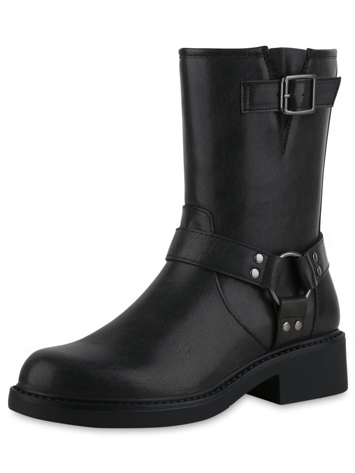 

Ботильоны VAN HILL Biker Boots Allison, темно-серый
