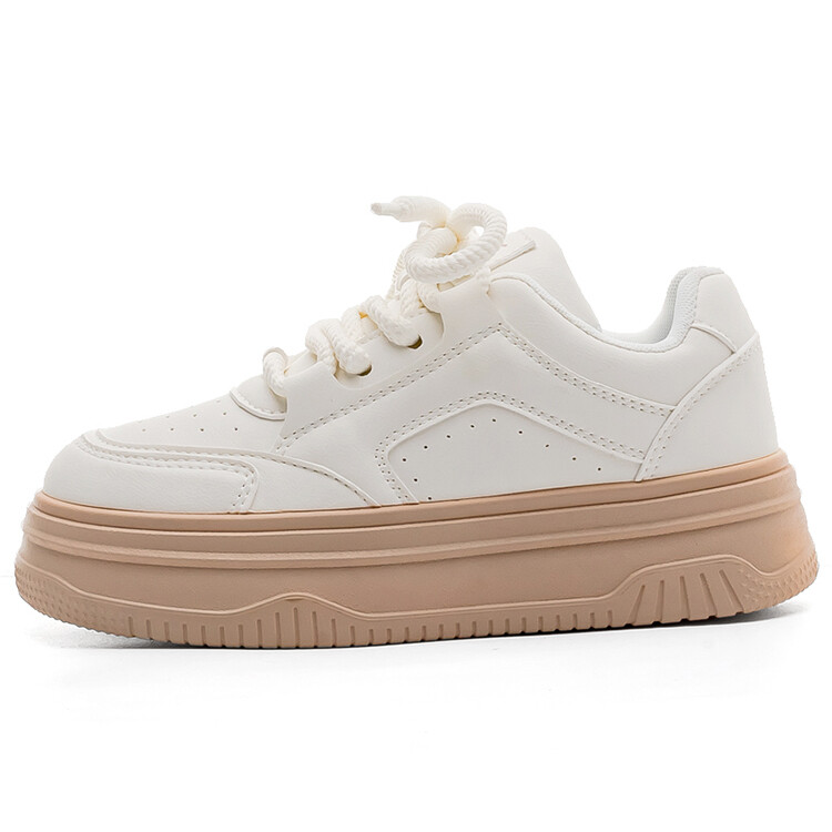 

Кроссовки WARRIOR Skateboarding Shoes Women's Low-top White/Beige, бежевый