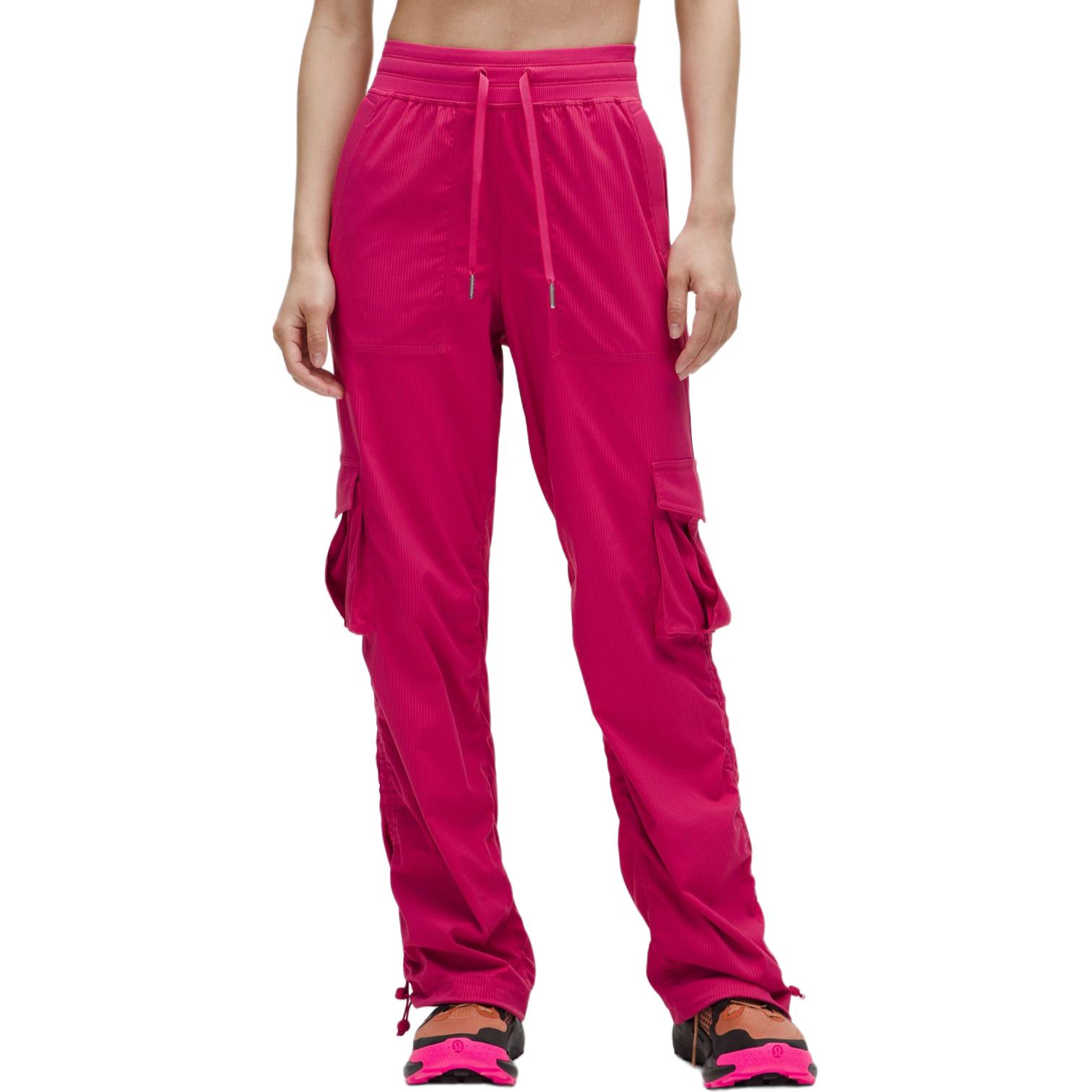 

Карго-штаны для танцевальной студии Women's Lululemon, Raspberry Jam Powder/Rbco