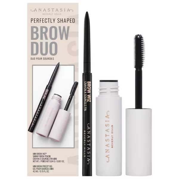 

Мини-Карандаш для бровей и гель-дуэт идеальной формы Anastasia Beverly Hills, цвет dark brown