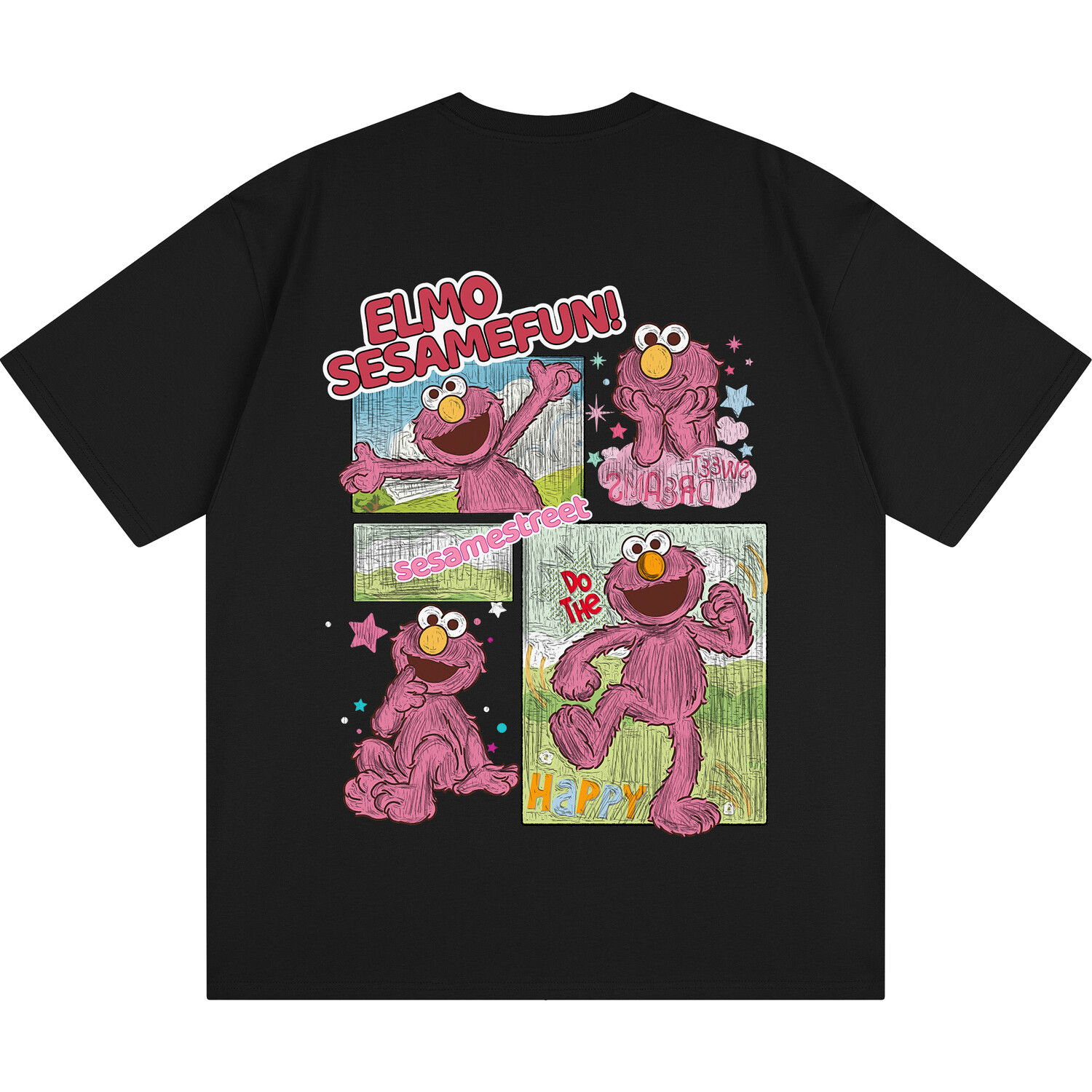 

Футболка унисекс Sesame Street, зеленый