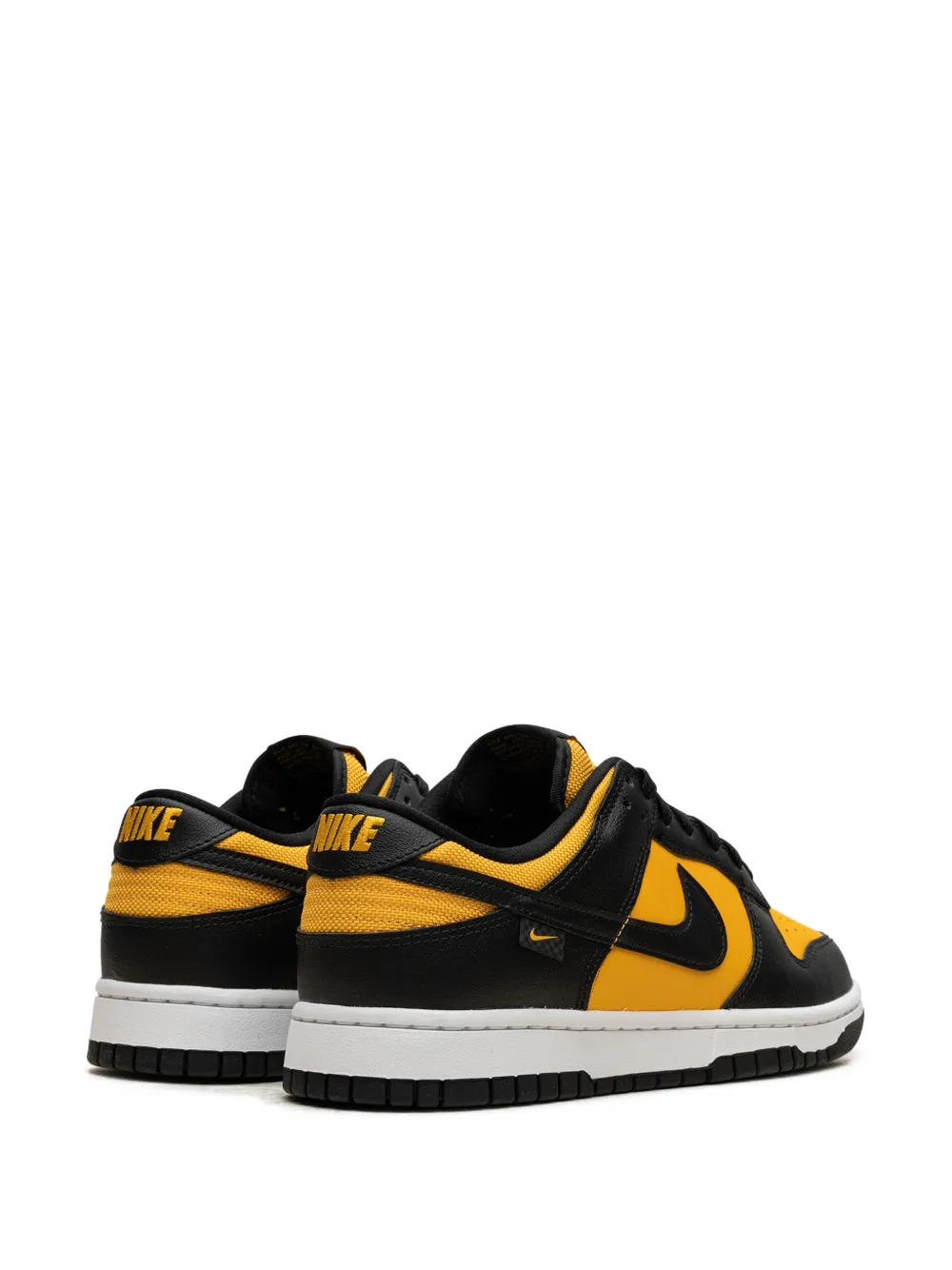 Кроссовки Dunk Low Black/University Gold Nike, желтый — фото 3