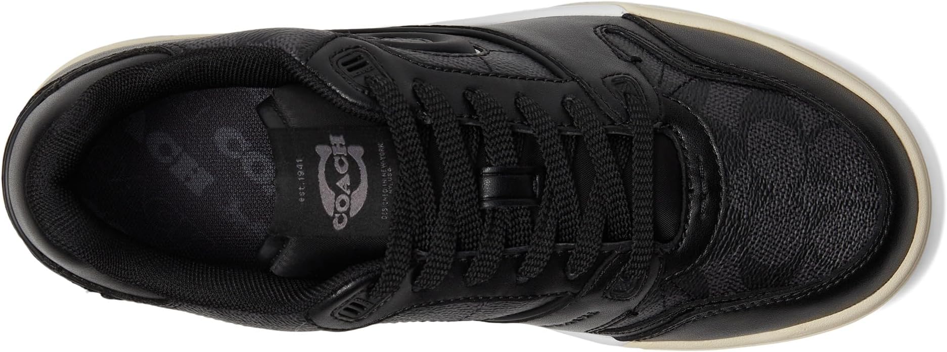 Кроссовки COACH Soho Sneakers with Signature Canvas, цвет Charcoal/Black — фото 2