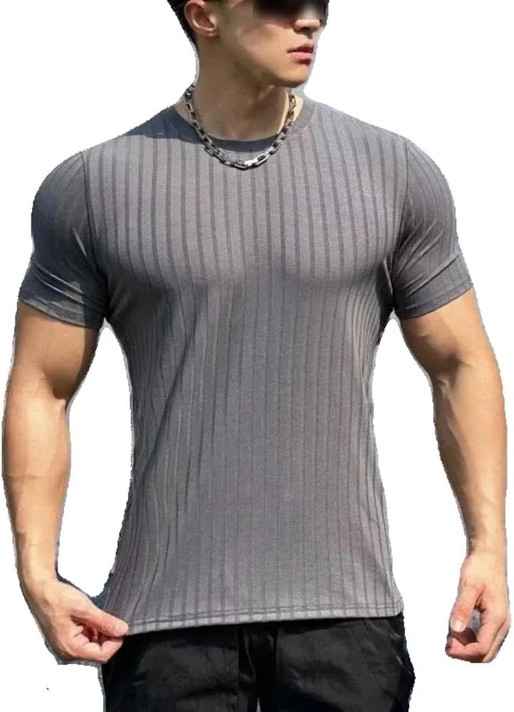 

Футболка для бега и фитнеса мужская slim quickdry Xingfenly