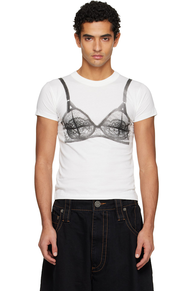 

Vaquera Белая футболка-бюстгальтер