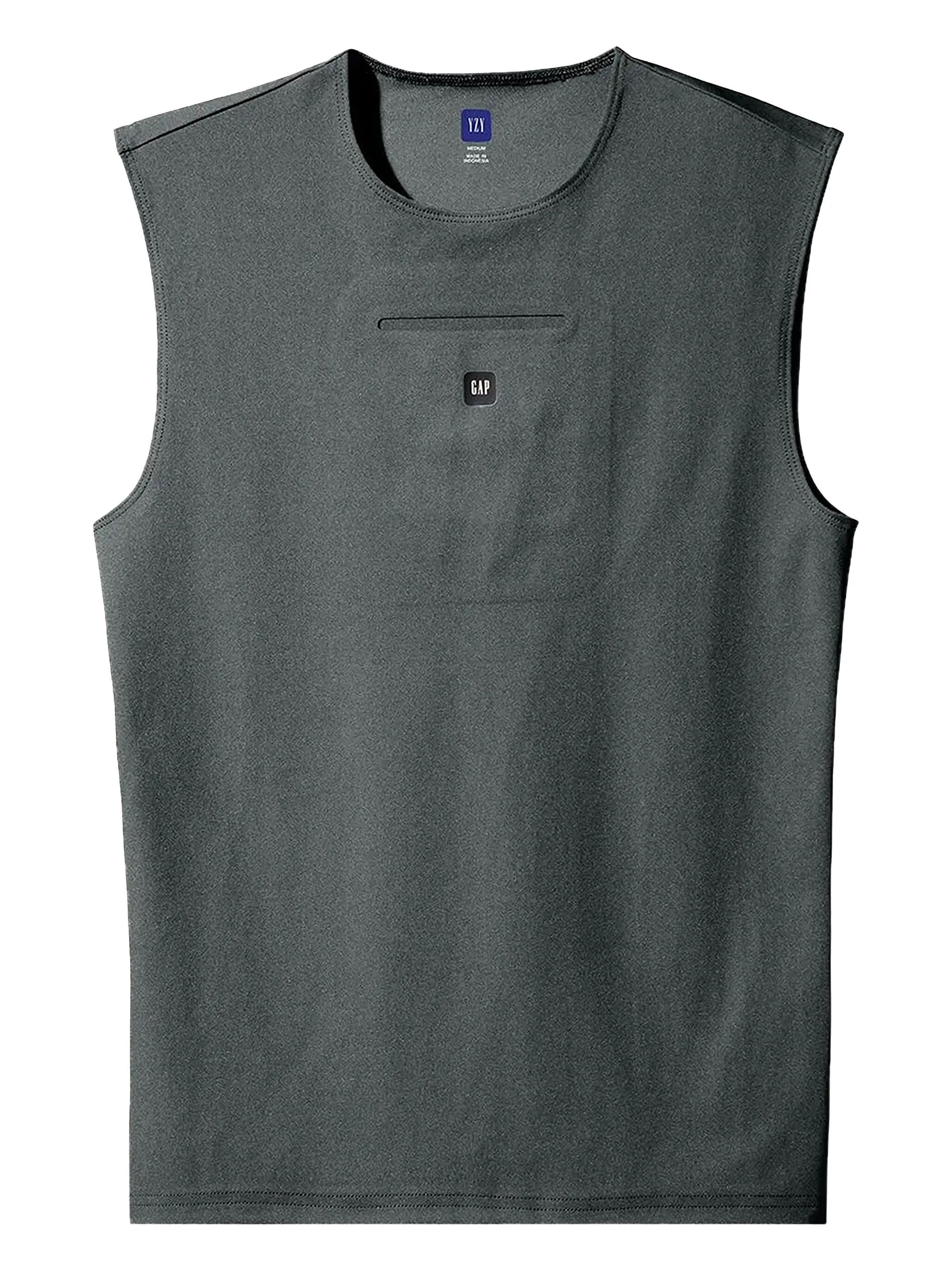 

Облегающий топ без рукавов Yeezy Gap Engineered By Balenciaga, серый