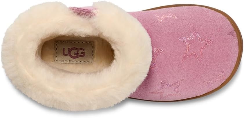 UGG girls T Sammee Iridescent Stars, Dusty Orchid/Pink Iridescent — фото 2