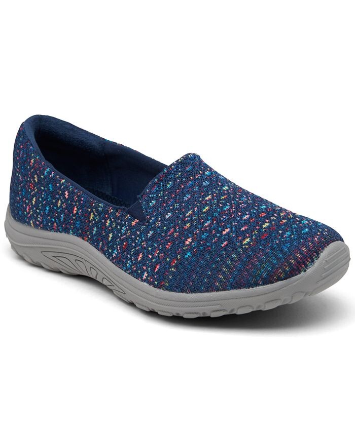 Свободный крой для женщин: Reggae Fest — плетеные прогулочные кроссовки от Finish Line Skechers, мультиколор