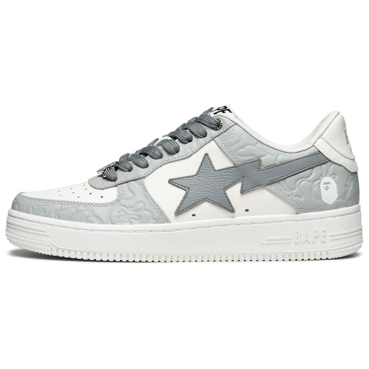 

Кроссовки A BATHING APE STA Skateboarding Shoes Women's Low-top, светло-серый