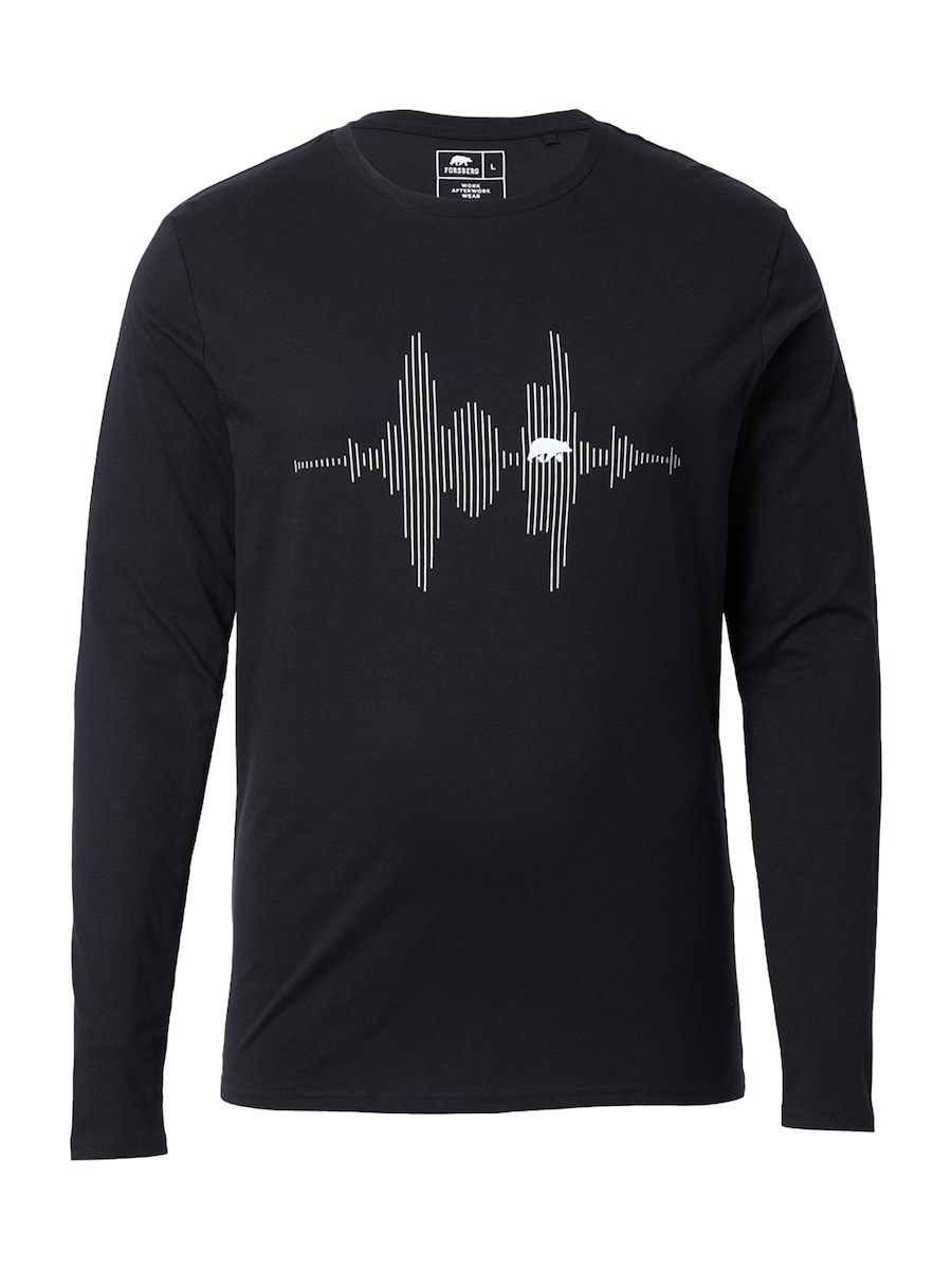 

Толстовка FORSBERG Longsleeve mit Audiowelle, черный