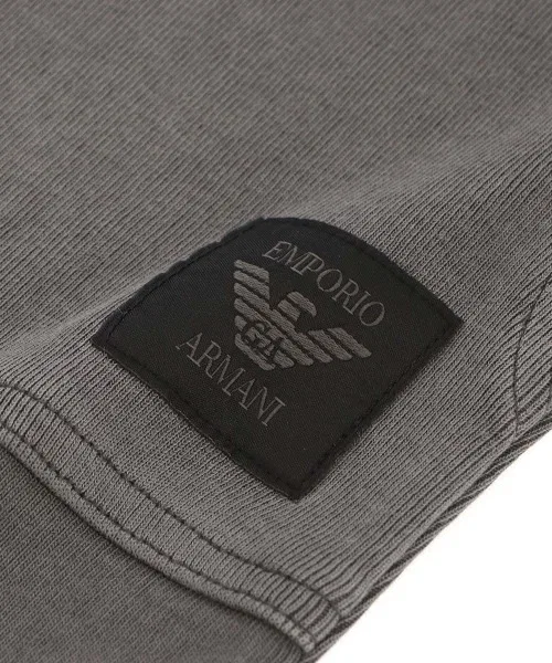Спортивные брюки Emporio Armani с логотипом, черные — фото 2