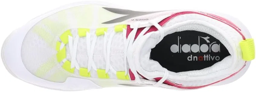 Кроссовки теннисные Diadora Speed Blushield Fly 4 Plus Clay, White — фото 4