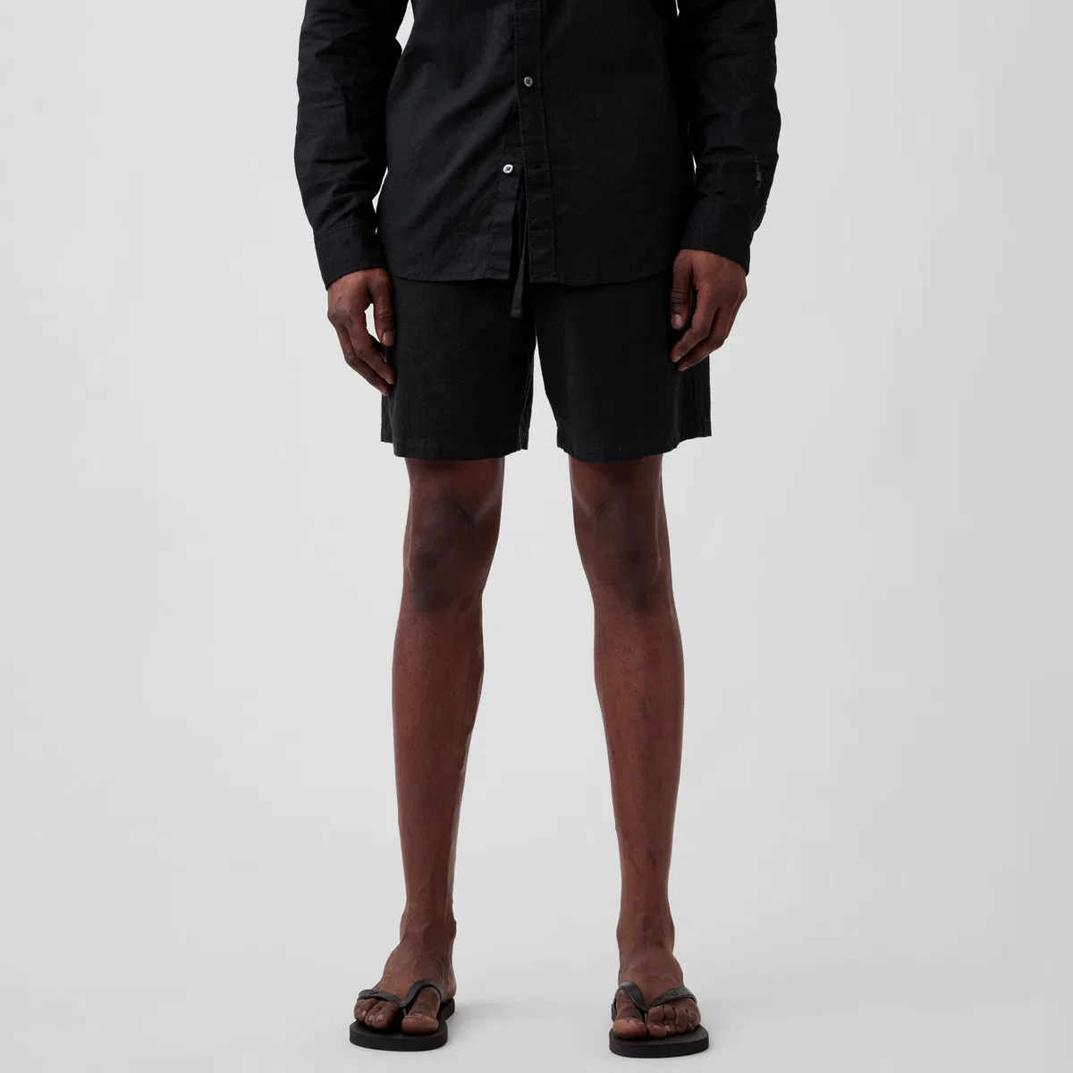 Шорты повседневные GAP Casual Shorts черные — фото 4