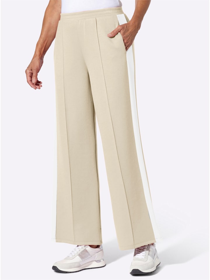 

Трикотажные брюки песочно-белого цвета WITT WEIDEN