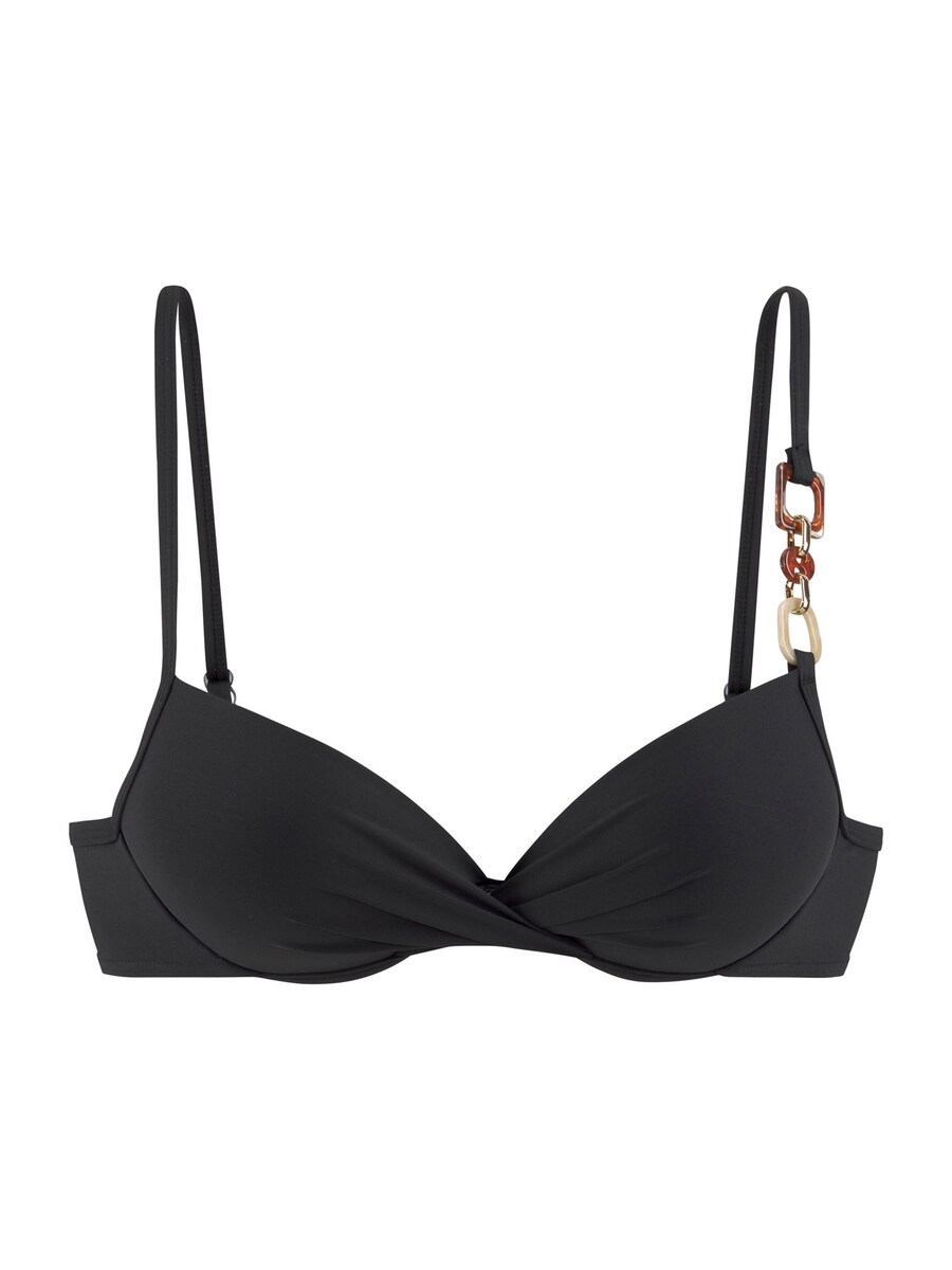

Футболка-топ бикини LASCANA, Black