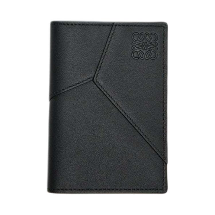 

LOEWE Puzzle Calfskin Card Holder Regular Men's Black