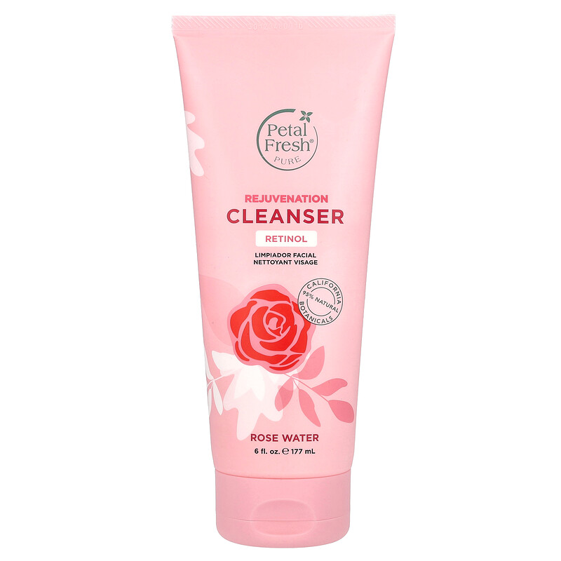 

Petal Fresh, Pure, омолаживающее очищающее средство, розовая вода, 177 мл (6 жидк. унций)