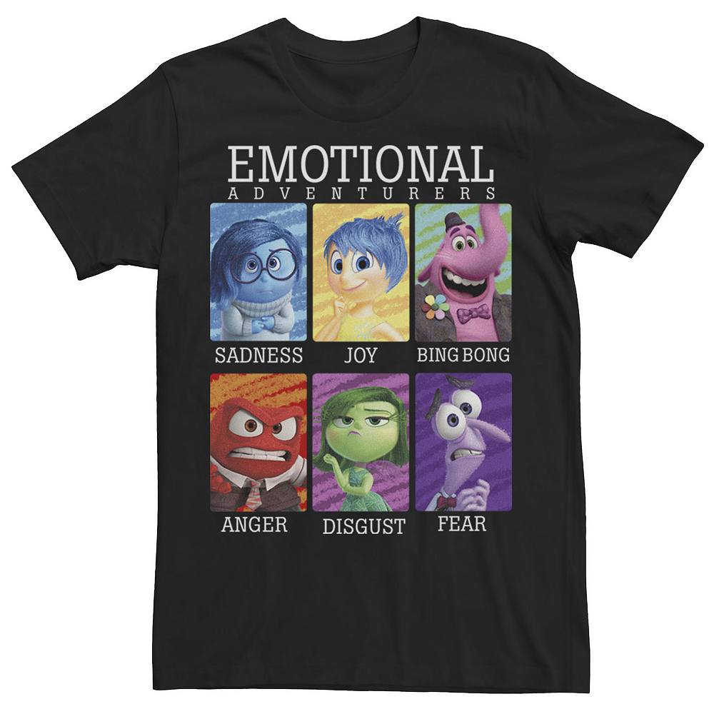 

Мужская групповая футболка из ежегодника Disney/Pixar Inside Out Emotions Disney / Pixar, черный