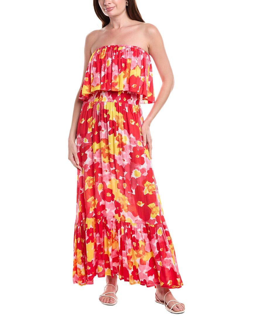

Тиаре Гавайи Бунгало Макси платье Tiare Hawaii, красный
