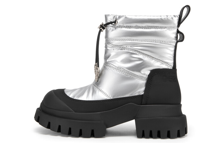 Зимние ботинки женские Mio, цвет Silver/Black