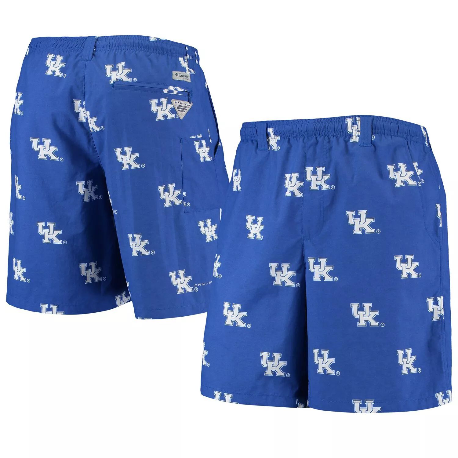 

Мужские гибридные шорты Columbia PFG Royal Kentucky Wildcats Backcast II 8 Omni-Shade