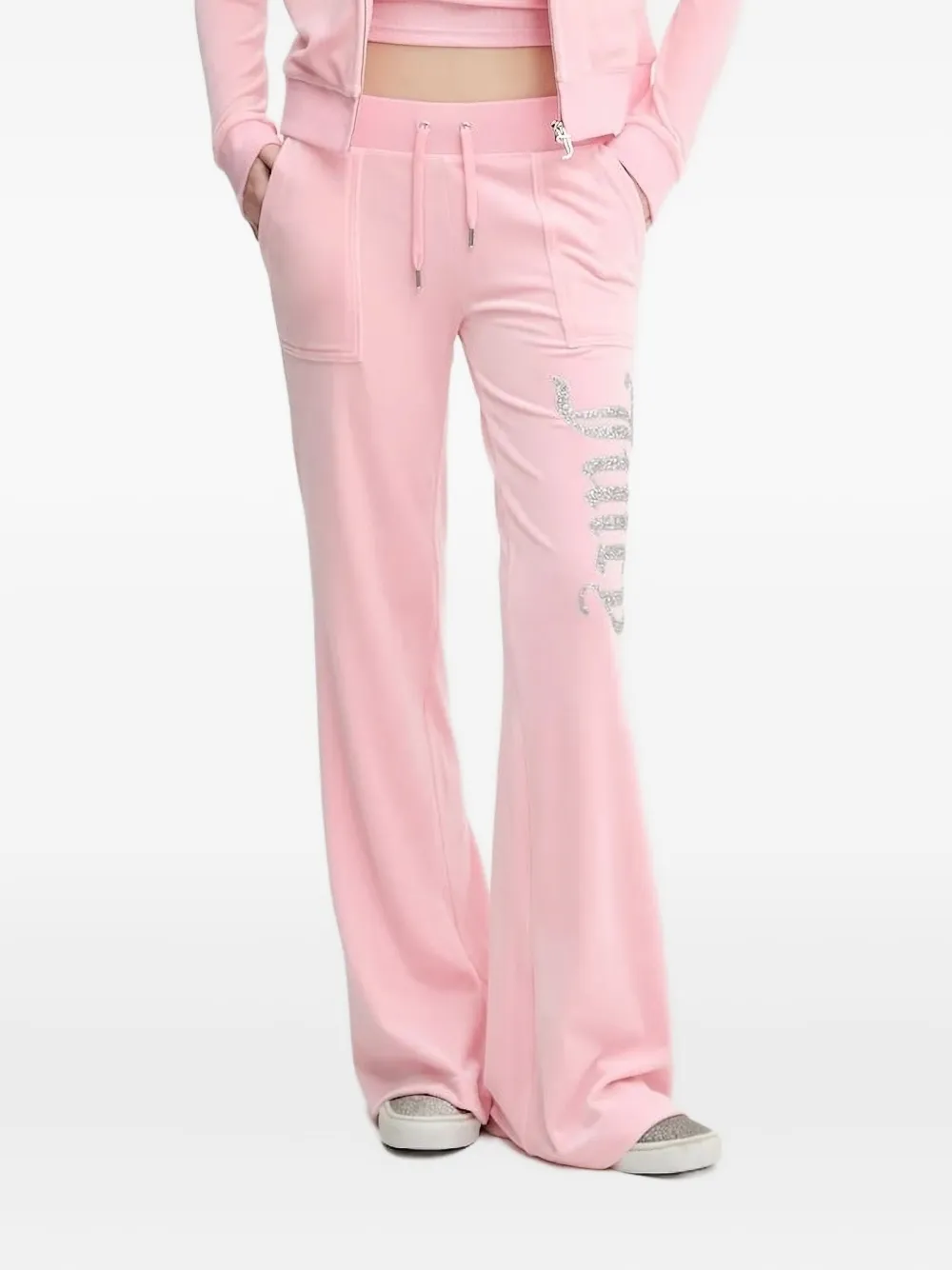 

Брюки со стразами Juicy Couture, розовый
