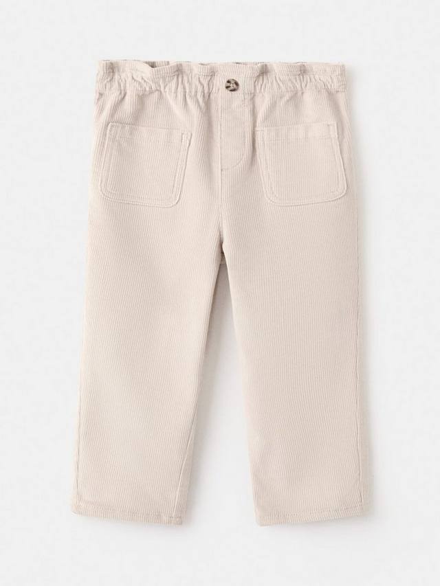 

Детские брюки Compi из вельвета Mango, Light Beige