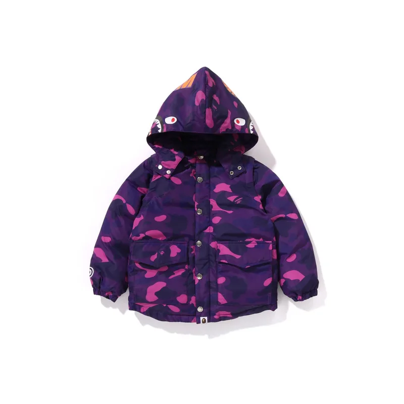 Детская зимняя куртка FW24 A BATHING APE, Purple PPX