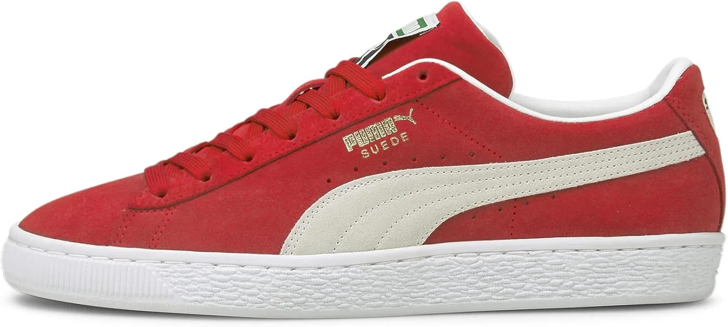 Кроссовки Puma Unisex Wildleder Classic XxiLeichtathletik-Schuh, Red High Risk Red Puma