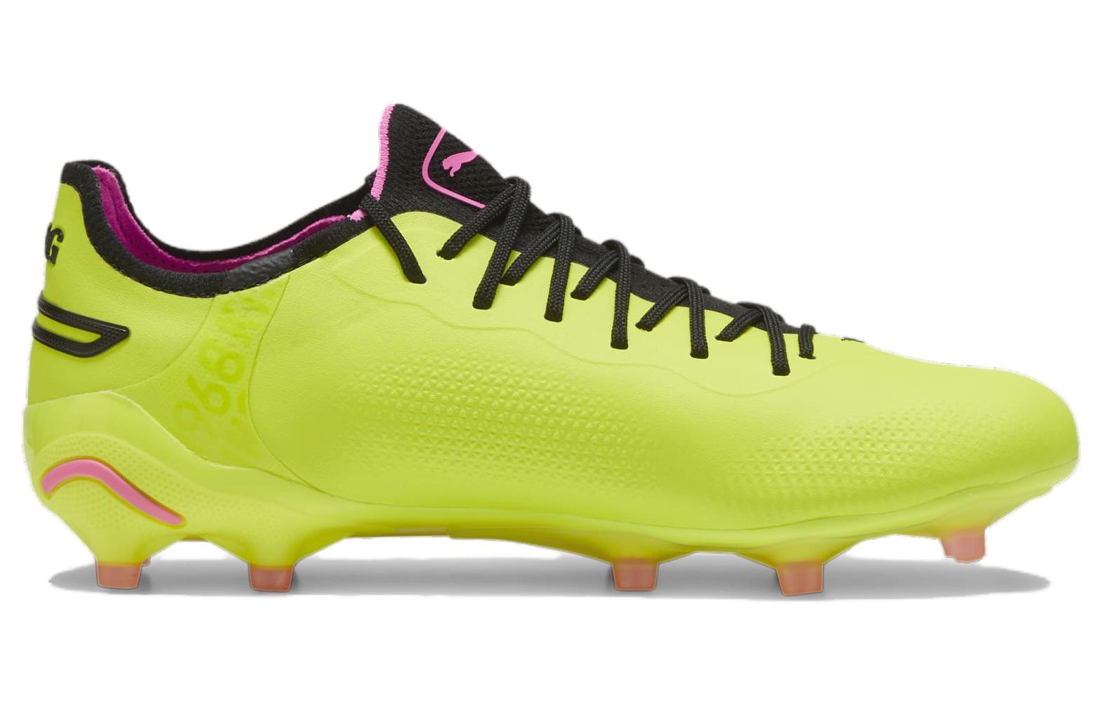 Кроссовки для футбола King Ultimate FG/AG женские зелёные чёрные PUMA — фото 2