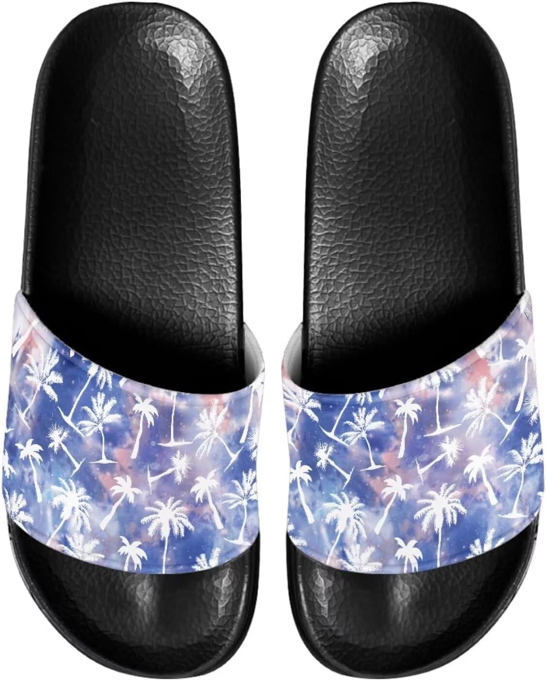 

Унисекс тапочки Mumeson, домашняя обувь, летние нескользящие пляжные сандалии, легкие тапочки для дома и улицы, размеры США 5-11, Plam Pattern
