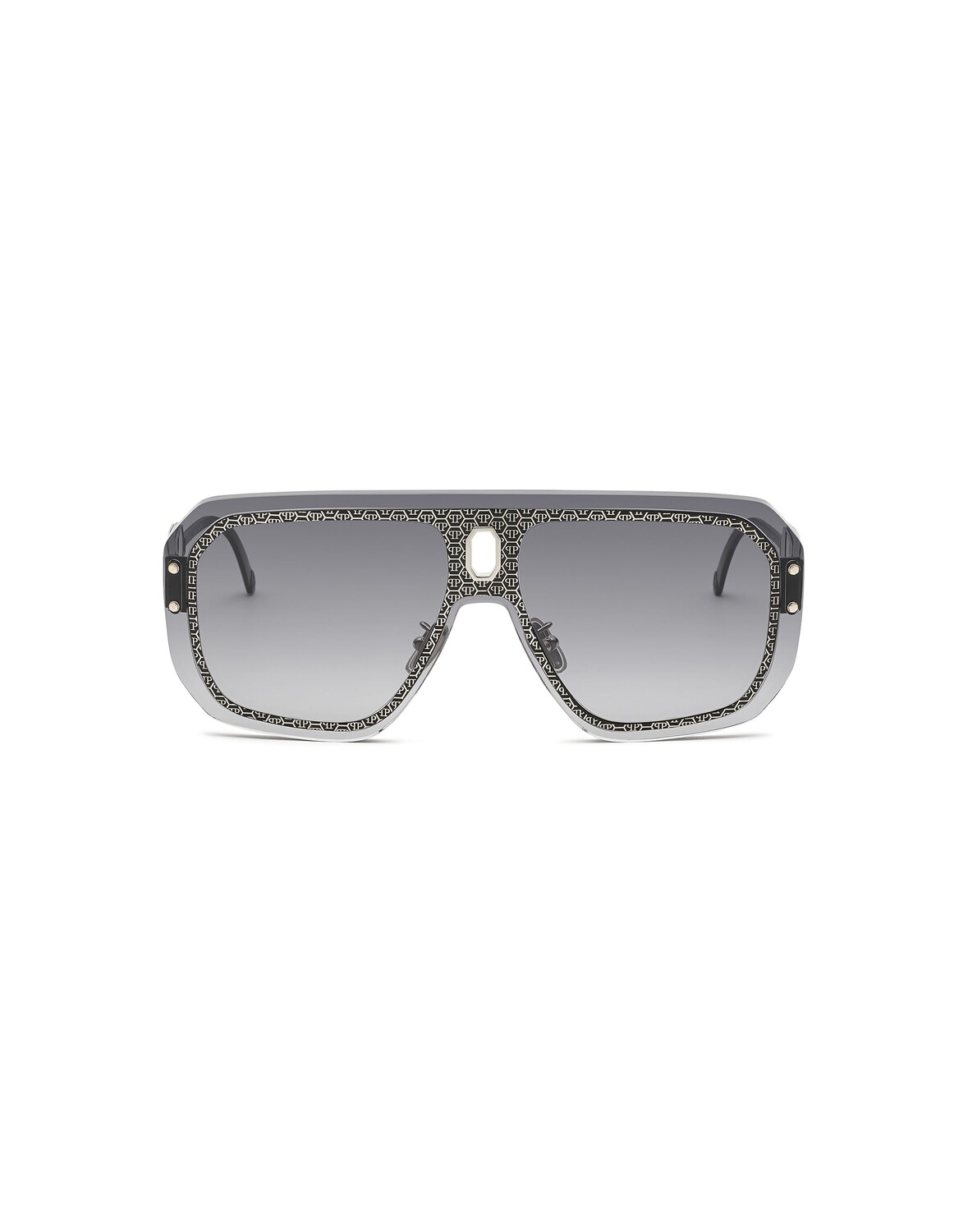 

Солнцезащитные очки Oversize PLEIN ADVENTURE MASK Philipp Plein, серый