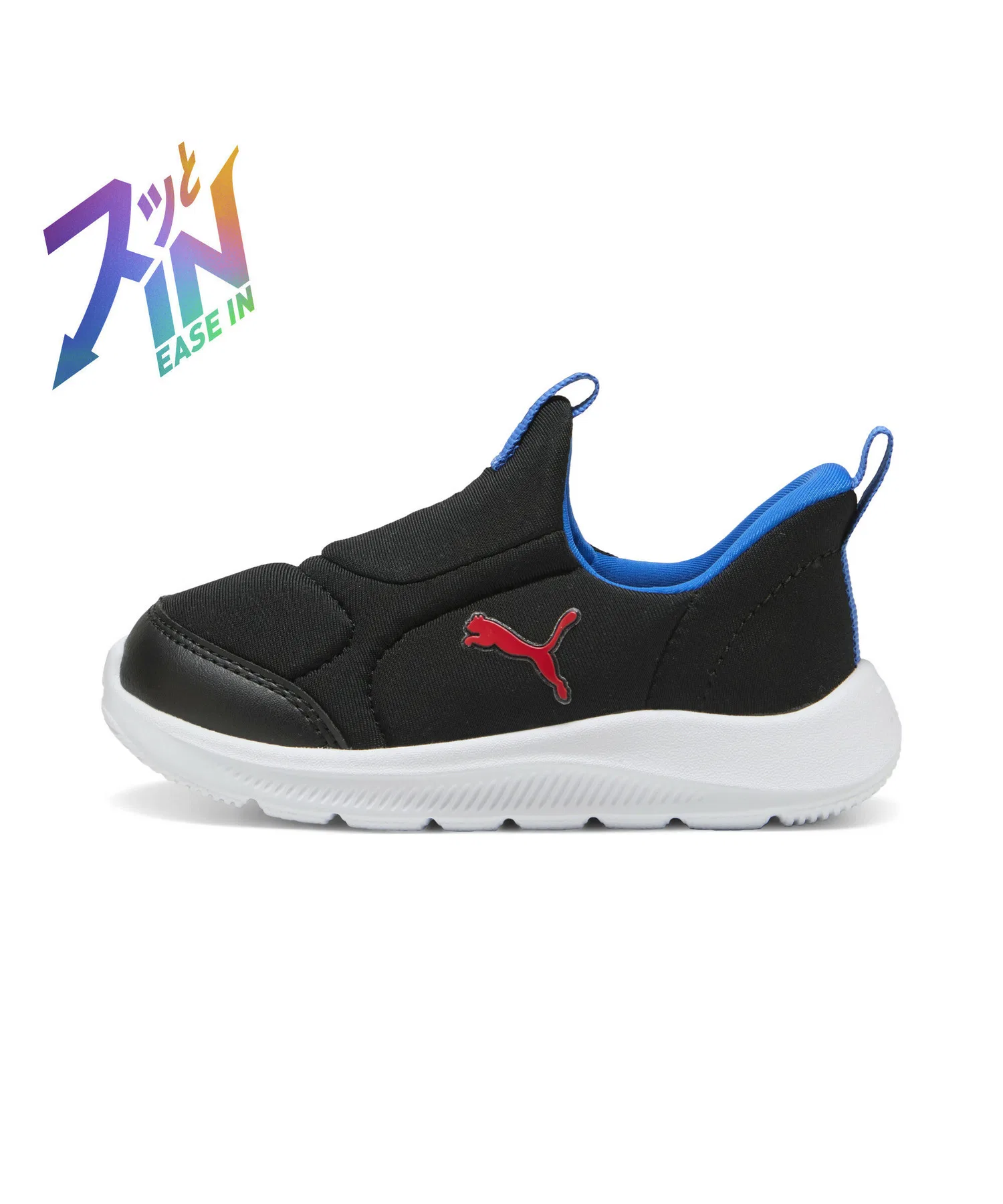 Детские кроссовки PUMA Fun Racer 2 Ease In чёрные с красным